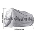 thumbnail image 4 of Bicycle Cover,Rainproof Jacket,Outdoor Gear,Bike Shield,Waterproof Raincoat,Windproof Shell,All-Weather Protection,Cycling Accessory,Urban Commuting,Eco-Friendly Design,PENDANE,Black, 4 of 8