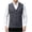 Dark Gray, variant on Riecok Mens Button Sweater Vest Sleeveless V Neck Cardigans Lightweight Solid Winter Tops with Pockets Gray 2XL