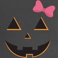 thumbnail image 2 of CafePress - Pumpkin Face Pink Bow Maternity Dark T Shirt - Maternity Dark T-Shirt, 2 of 3