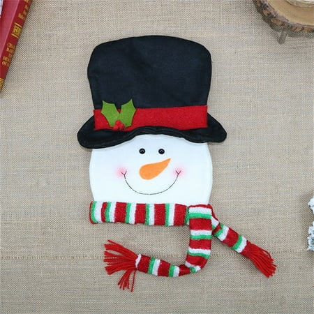 Singing Christmas Tree 2019 Gobestart 2019 New Christmas Tree Top Santa Snowman Hat Tree Decoration ()