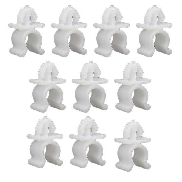 Riwesomey Paquete de 10 soportes de varilla de plástico para capó de automóvil, accesorios de Clip de fijación de repuesto antioxidantes portátiles Vehículos, repuestos y accesorios Mis Riwesomey VI015633-00B