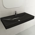 thumbnail image 6 of BOCCHI 1079-004-0126 Scala Arch 39.75 Wall-Mounted Fireclay Sink In Matte Black, 6 of 7