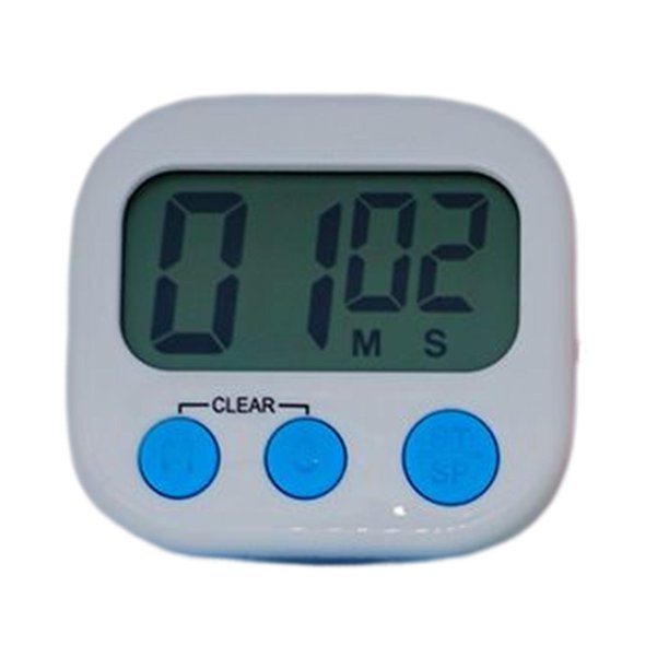 reloj temporizador de cocina Temporizador visual digital, alarma fuerte de pantalla LCD, temporizador de cocina para suministros de maestros de oficina Fanmusic reloj temporizador de cocina