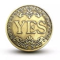 thumbnail image 2 of Moneda Decision Magic Luck, bronce vintage, 35 g, 4 x 0,3 cm, 2 of 2