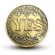 thumbnail image 2 of Moneda Decision Magic Luck, bronce vintage, 35 g, 4 x 0,3 cm, 2 of 2