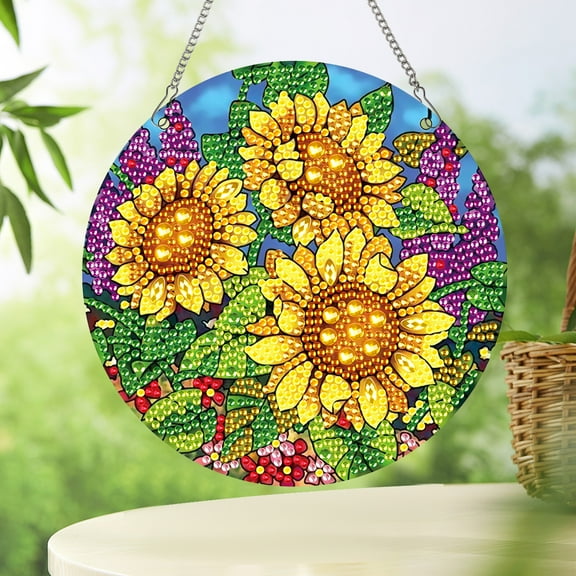 Sunflower Diamond Art Painting Kit Hanging
