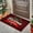 #85 Red, variant on YZEGDCH Christmas Bath Mats for Bathroom Super Absorbent Thin Bath Mat Bath Machine Wash Dry, Comfortable, Thick Bath Rug Carpet for Bathroom Floor, Tub and Shower