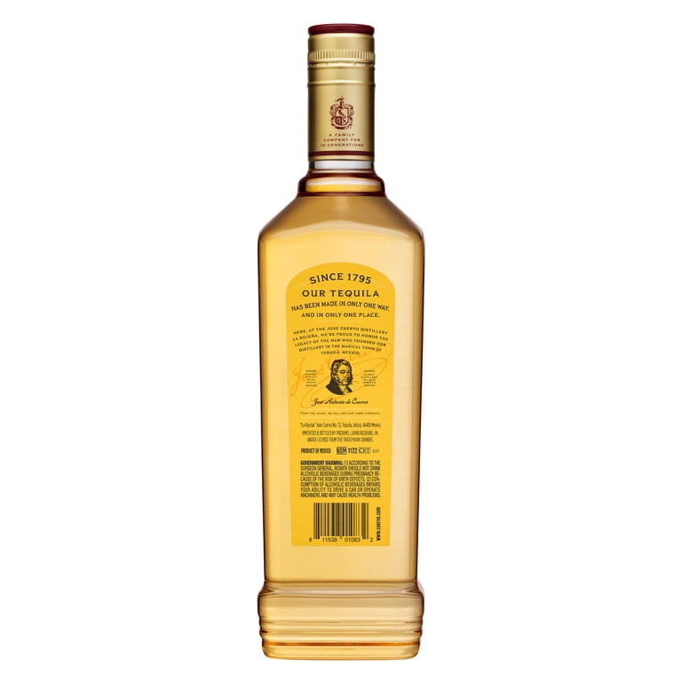 Jose Cuervo®, Tequila, 750 ml, Gold with hints of oak and vanilla