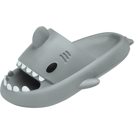 

Men s and Women s Shark Slides Cloud Slippers Summer Novelty Open Toe Slide Sandals Anti-Slip Beach Pool Shower Shoes with Cushioned Thick Sole