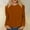 Brown, variant on Tawop Women Shirts Tops Everyday Womens Long Sleeve Shirts Round Neck Solid Comfort Blue L(Us:8)