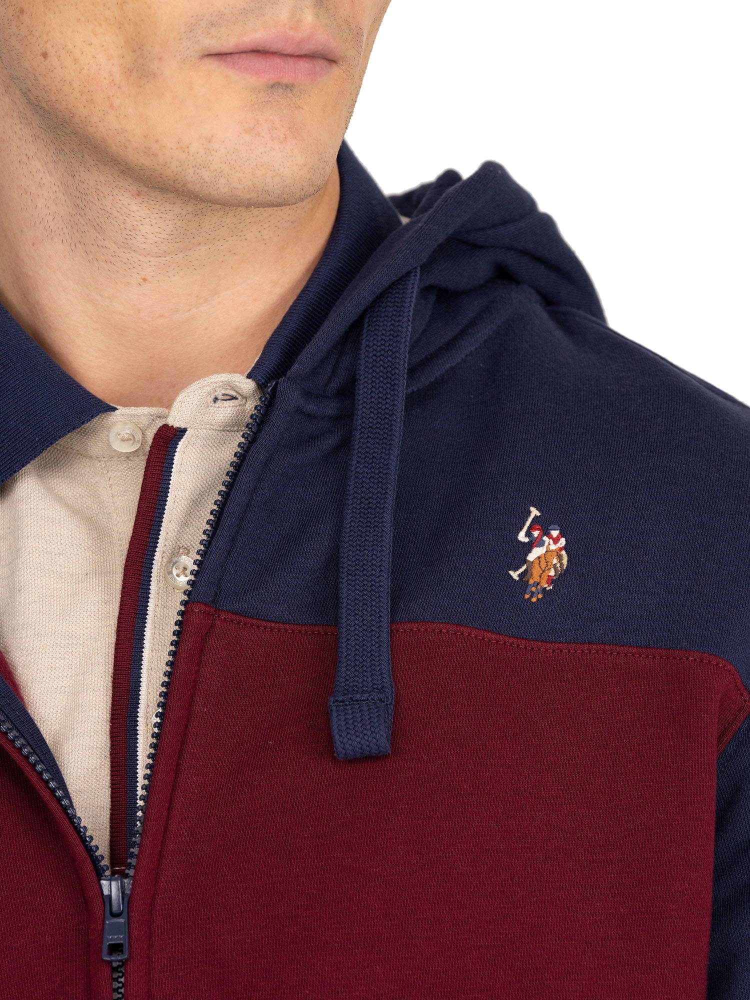 U.S. Polo Assn. Men's Everyday Full Zip Fleece Hoodie