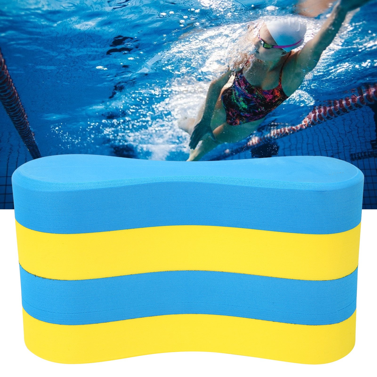 EVA Kickboard Kids Adults Swimming Learning Trainer Pool Training Aid Board Blue 