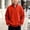 Red, variant on LOINRODI Boys Quarter Zip Waffle Knit Sweater Stand Collar Fashion Long Sleeve Soft School Outdoor Pullover Beige 7 Years