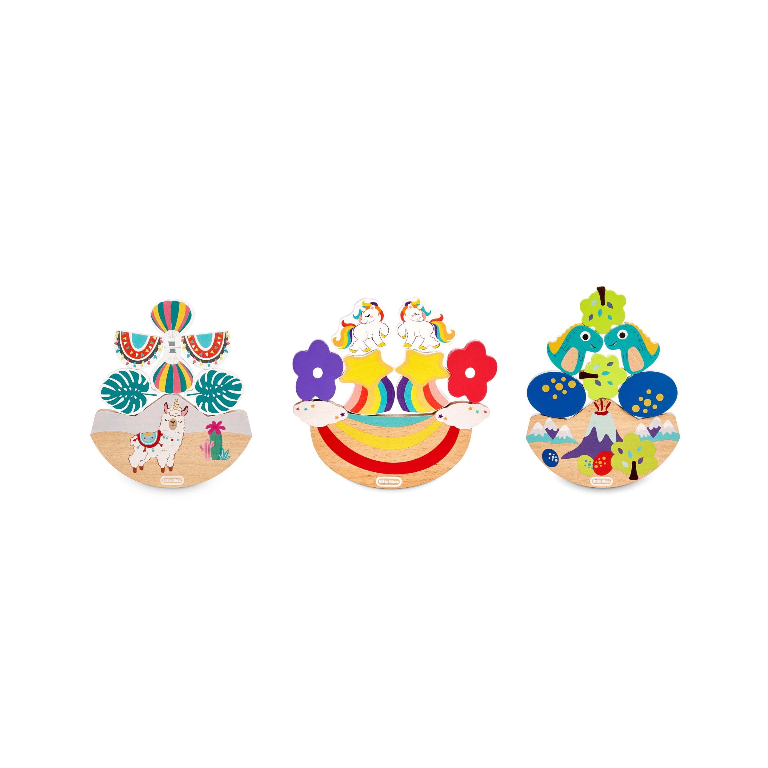 Wooden Critters Llama-corn Developmental Balancing Toy by Little Tikes