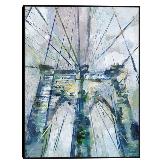 Cuadro Decorativo - Paisaje de puentes Jr  Impresión en canvas, estrechado.