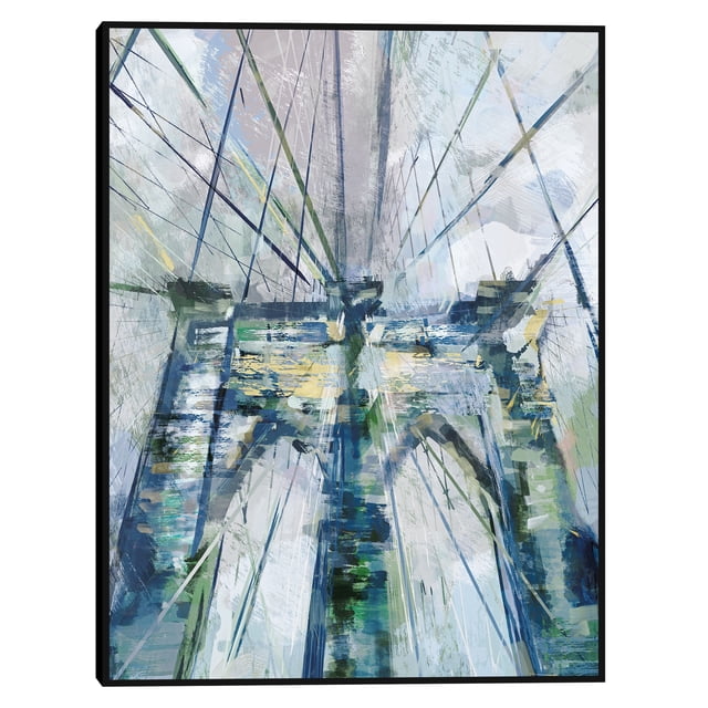 Cuadro Decorativo - Paisaje de puentes Jr Impresión en canvas, estrechado.