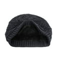 thumbnail image 4 of Dyfzdhu Men Unisex Outdoor Hat Knitting Winter Plush Warm Knit Blue, 4 of 6