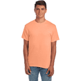 thumbnail image 3 of JERZEES Men's Ring-Spun T-Shirt, 50/50 Cotton/Polyester, Men's Short Sleeve, Pre-Shrunk, Peach, XL, 3 of 5