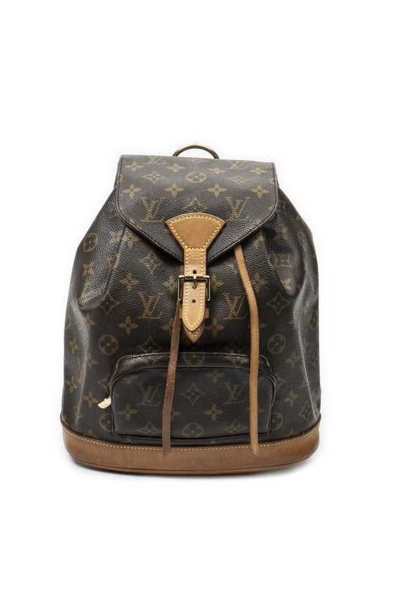 Pre-Owned Louis Vuitton Brown Montsouris MM Backpack Monogram Canvas