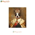 thumbnail image 4 of Cuadros de pared de retrato Vintage para sala de estar, póster nórdico, arte de pared, pintura en lienzo, decoración del hogar, gato, perro, Princesa, sin marco, 4 of 4