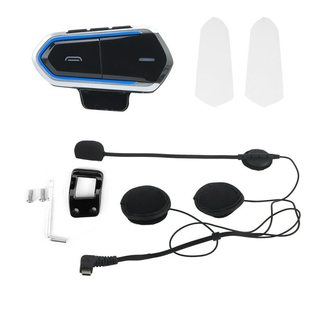 Casco de motocicleta inalámbrico Bluetooth auriculares auriculares manos libres llamadas