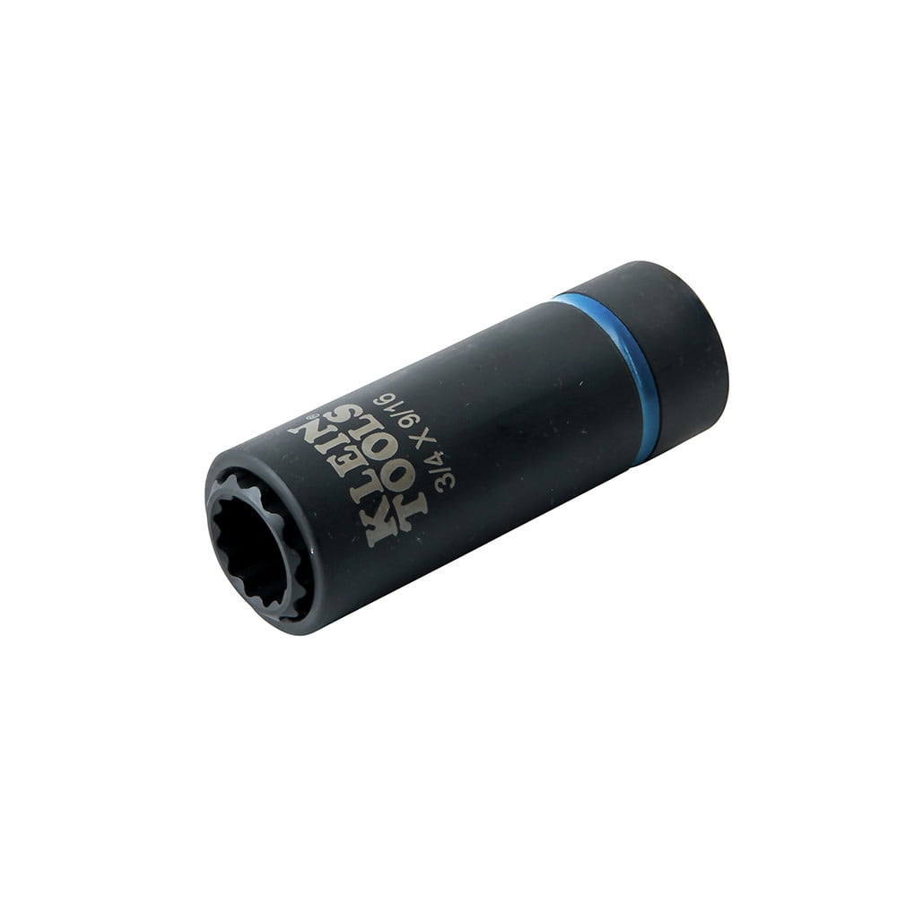 Klein Tools 2-in-1 Impact Socket, 12-Point, 3/4 and 9/16-Inch