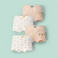 thumbnail image 5 of Godderr Toddler Kids Girls Underwear Shorts Cartoon Print Boxer Briefs Baby Cotton Four Corners Shorts 4Pcs for 2-12 Years, 5 of 7