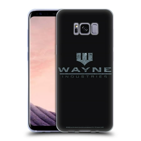 Head Case Designs Officially Licensed Batman DC Comics Duality Wayne Industries Logo Soft Gel Case Compatible with Samsung Galaxy S8