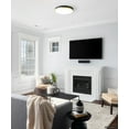 thumbnail image 2 of Luxury Industrial Ceiling Light, Matte Black Gold, UQL5154, 2 of 5
