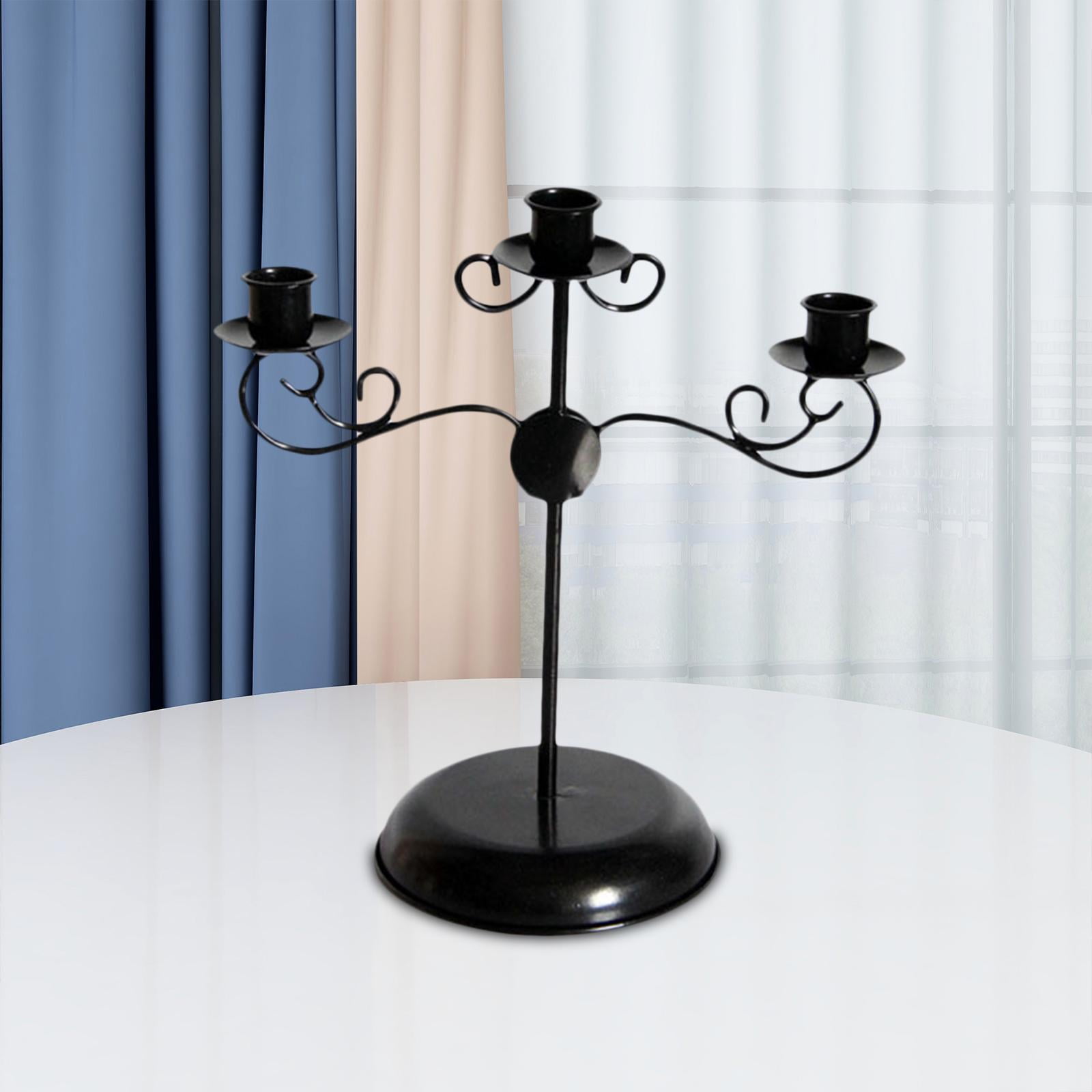 3 Headed Decorative Candle Holder, Ornament Candelabra Candlestick