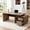 MahoganyRight, variant on Rectangle Executive Desk Width Adjustable with Cabinet File Drawer Cable Management Right Cabinet