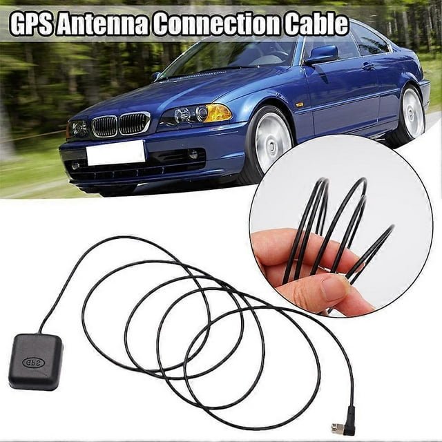Gps Antenna Connection Cable Gps Active Antenna Sma Male Connector For Car Navigation Player Dvr D9w7
