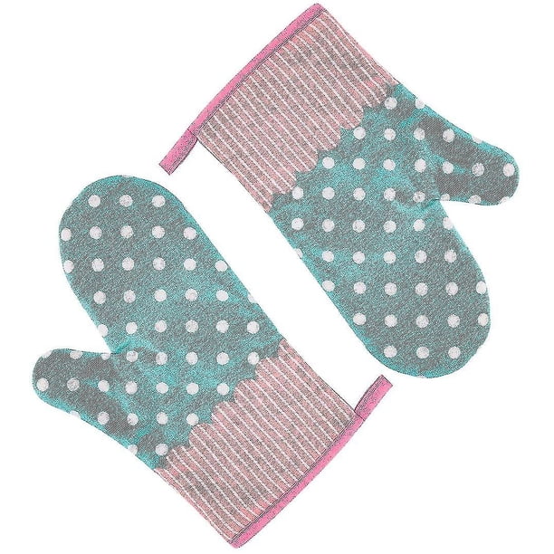 1 Pair Oven Gloves, Heat Resistant Oven Gloves, Non-slip Insulated Gloves For Grilling, Cooking, Bak