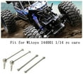 thumbnail image 3 of Kit de eje de transmisión delantero y trasero de metal Dogbone 1/14 para actualizaciones de coche RC WLtoys 144001 Eje de transmisión delantero 2 piezas Hueso de perro trasero 2 piezas, 3 of 7