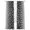 Black, variant on Burnt Orange Sheep Skin Semi Sheer Curtains 84 Inch Length 2 Panels Set, Ombre Farmhouse Print Sheer Kitchen Curtain Privacy Voile Window Curtain for Living Room Bedroom Rod Pocket Drapes
