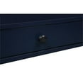 thumbnail image 3 of Maklaine Transitional Midnight Blue Wood Storage 1-drawer Nightstand, 3 of 9