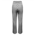 thumbnail image 4 of Delayuji Business Casual Pants for Women Promover Wide Leg Pants Woman Yoga Pants with Pockets Stretch Lounge Sweatpants Petite/Regular L Gray, 4 of 5