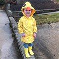 thumbnail image 5 of Imperméable Canard pour Bébé Garçon Fille Mignon Dessin Animé Jaune (100cm), 5 of 5