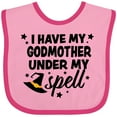 thumbnail image 3 of Inktastic I Have My Godmother Under My Spell with Cute Witch Hat Boys or Girls Baby Bib, 3 of 4