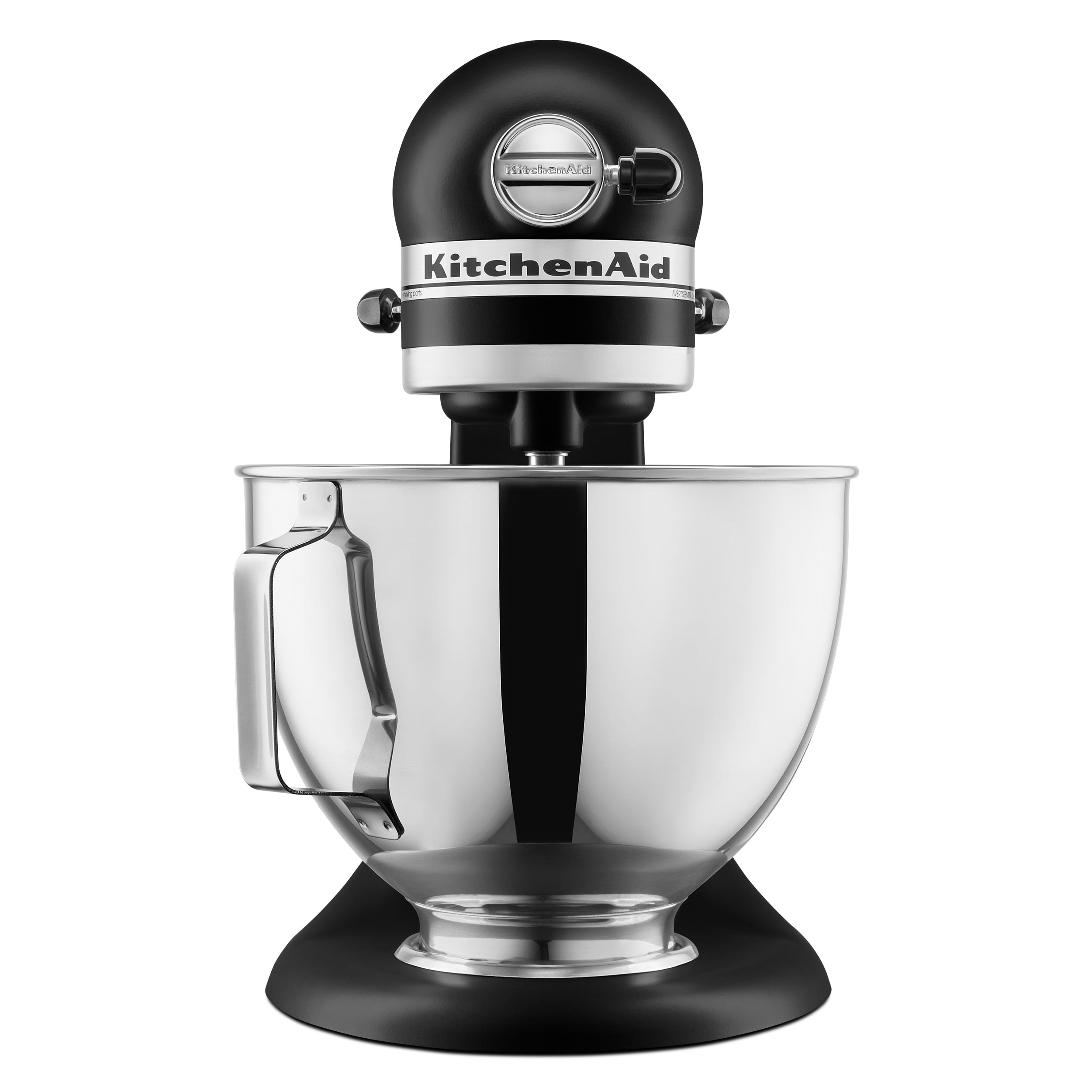 KitchenAid 4.5 Quart Tilt Head Stand Mixer in Onyx Black and Stainless  Steel