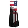 thumbnail image 3 of Patlollav Womens Dress,Women'S Summer Independence Day Loose Pleated Sleeveless Plus Size Dresses, 3 of 6