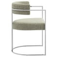 thumbnail image 6 of Side Dining Chair, Silver Brown, Fabric, Metal, Bar Pub Cafe Bistro Dining Kitchen Hospitality Restaurant, Modern Contemporary, HB37856, 6 of 10