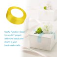 thumbnail image 3 of Bewildely Paquete Cinta Decoraciones Hecho a mano Multicolor Accesorios para manualidades DIY Cintas de poliéster Cumpleaños Amarillo limón 15 Tela de costura y artesanía amarillo limon 15 Bewildely HA062180-23B, 3 of 6