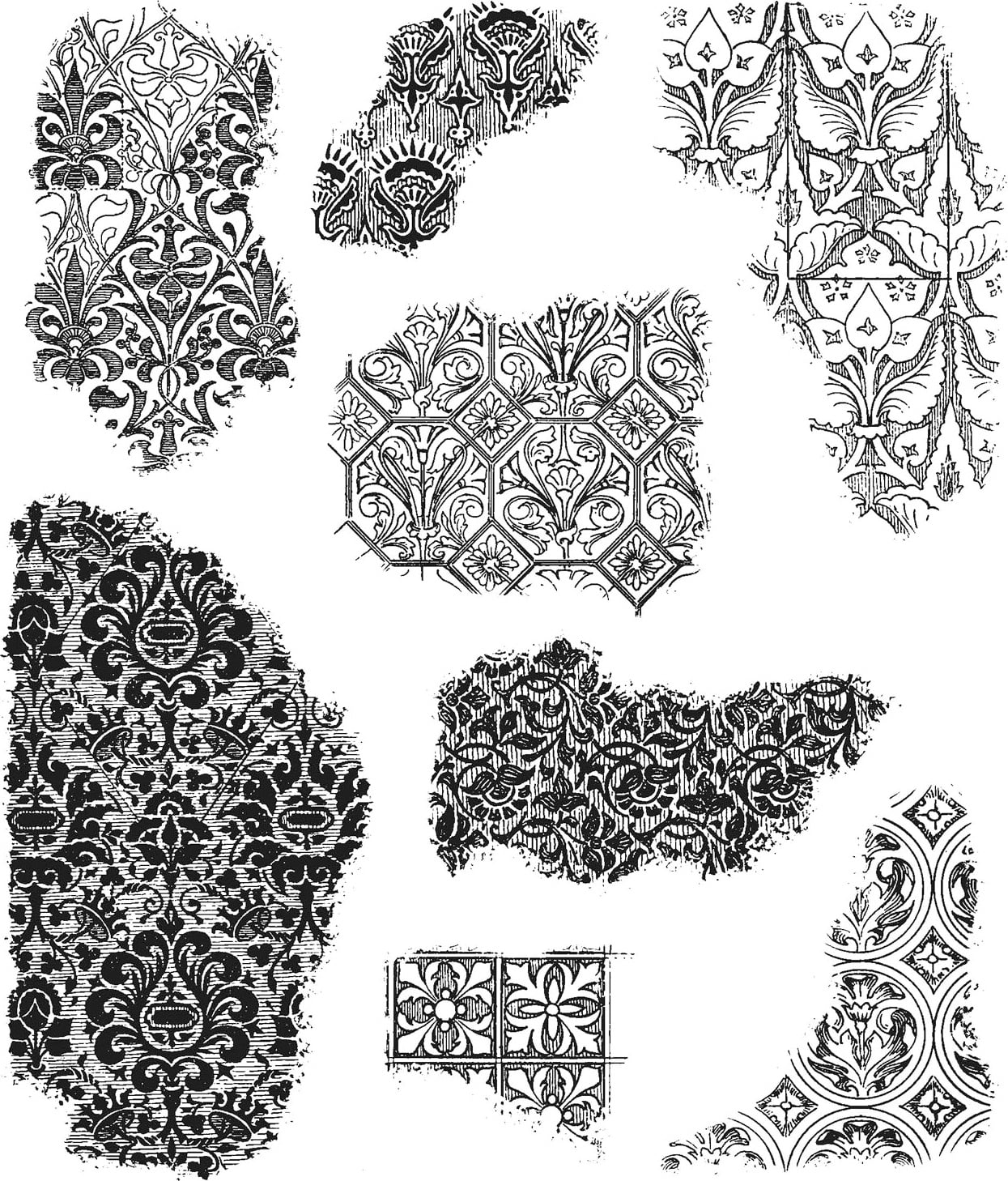Tim Holtz Cling Stamps 7/"X8.5/"-Mail Art