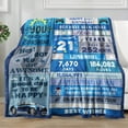 thumbnail image 5 of Birthday Gifts Blanket for 18 Year Old Boys,18 Year Old Boy Birthday Gift Blanket Happy Birthday Blanket 18th Birthday Decorations for Teen Boy Throw Blankets 50"X60", 5 of 6