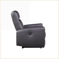 thumbnail image 4 of Recliners, Blane Modern Power Motion Recliner | Top Grain Leather Match | Brown, 4 of 7