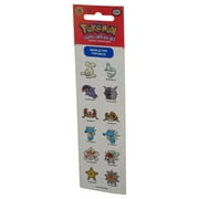Pokemon Sandylion (1999) Normal Type 2 Sticker Sheet - (12 Mini Stickers)
