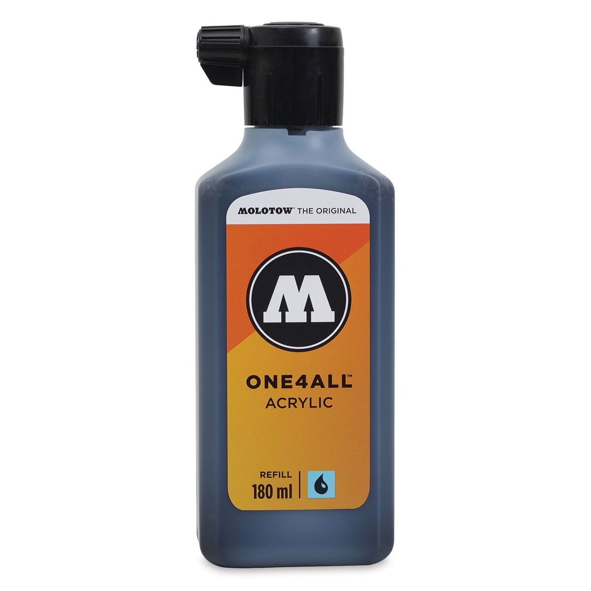 MOLOTOW 180ml Acrylic Marker Refill Signal Black
