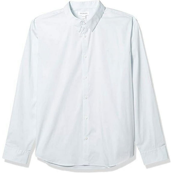 Calvin Klein Men's Button-Up Shirt in Grey, 2XL