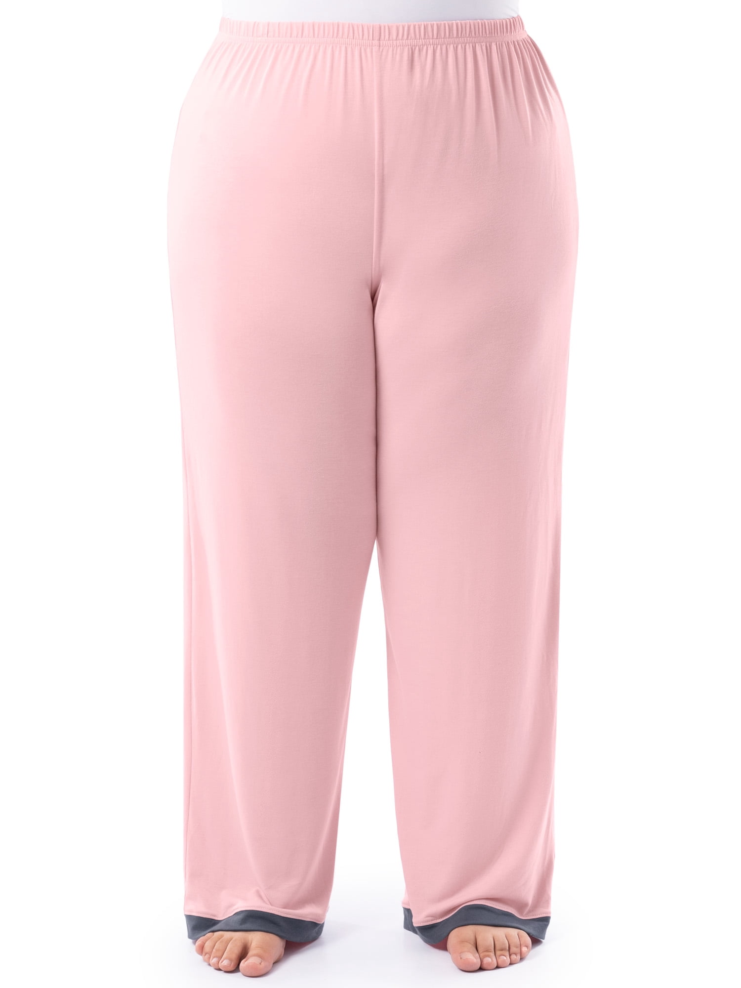 Fruit of the Loom Women's Soft & Breathable V-Neck Short Sleeve Top & Pajama Pant Set, Sizes S-4X